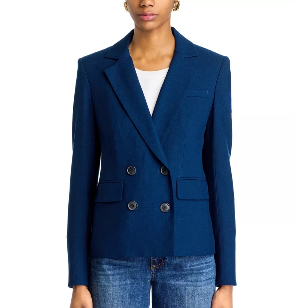 Nwt Veronica Beard Kona Dickey Jacket Navy Blue Classic Luxury Career Office 0